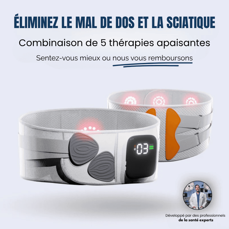 Belt™ — La ceinture 5 en 1 qui traite la vraie cause